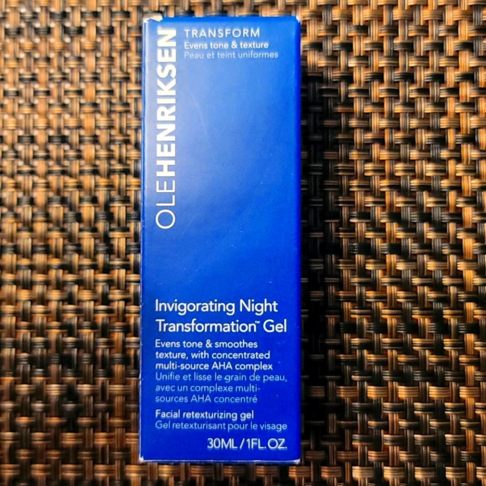 Olehenriksen invigorating night transformation gel